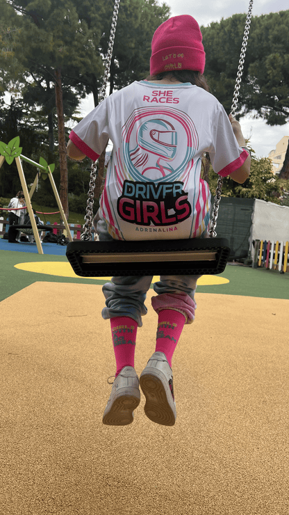 🔥 T-shirt Driver Girls Adrenalina – Confort & style sous ta combinaison ! 🔥