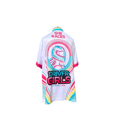 T-shirt Driver Girls Adrenalina – Confort & style sous ta combinaison !