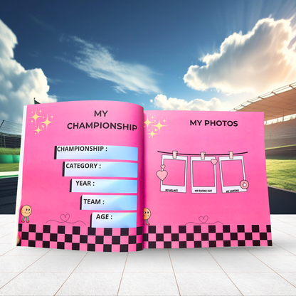 🏎️ KART GIRL POWER - DRIVER’S LOGBOOK 🏁✨