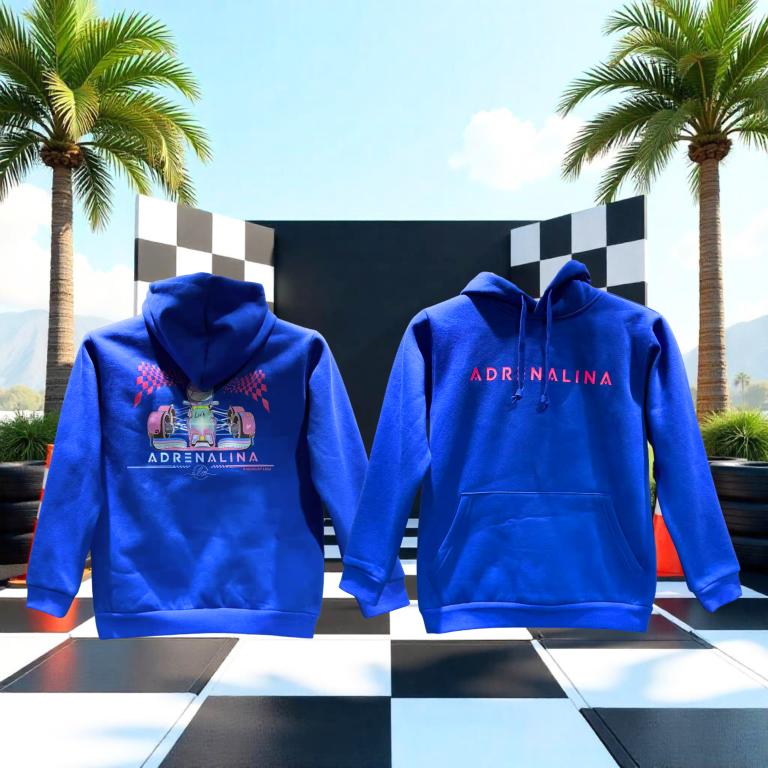 Ensemble Adrenalina Racing – Bleu Électrique