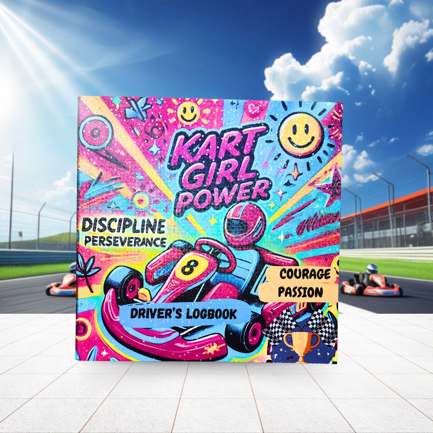 🏎️ KART GIRL POWER - DRIVER’S LOGBOOK 🏁✨